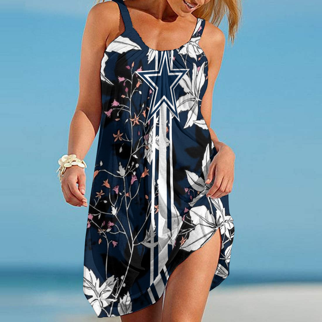 Dallas Cowboys Beach Dress BG79 – Sportique-shop.com