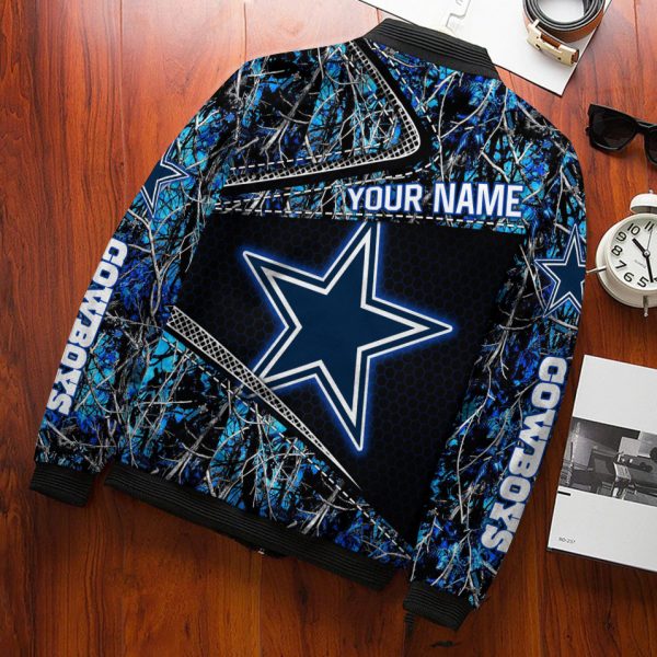 Dallas Cowboys Personalized Bomber Jacket BG649 - Image 3