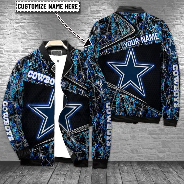 Dallas Cowboys Personalized Bomber Jacket BG649