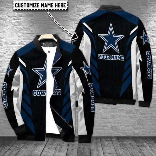 Dallas Cowboys Personalized Bomber Jacket BG720