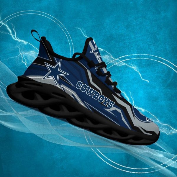 Dallas Cowboys Yezy Running Sneakers 375 - Image 5