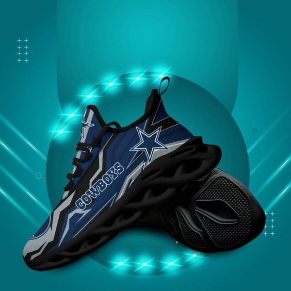 Dallas Cowboys Yezy Running Sneakers 375 - Image 4