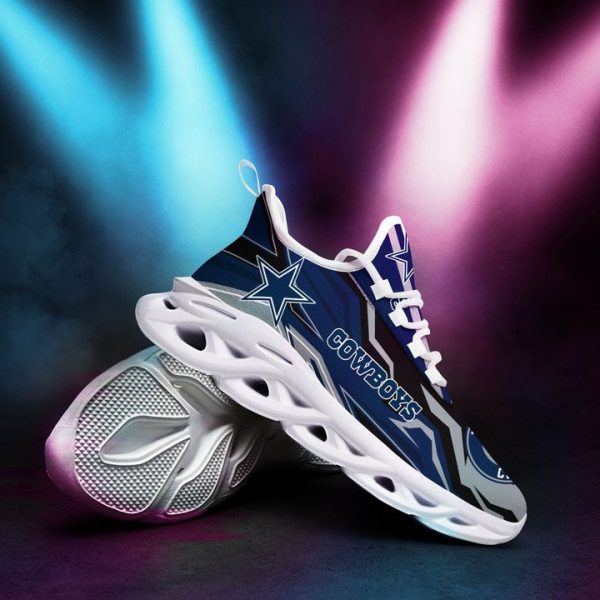 Dallas Cowboys Yezy Running Sneakers 375 - Image 3