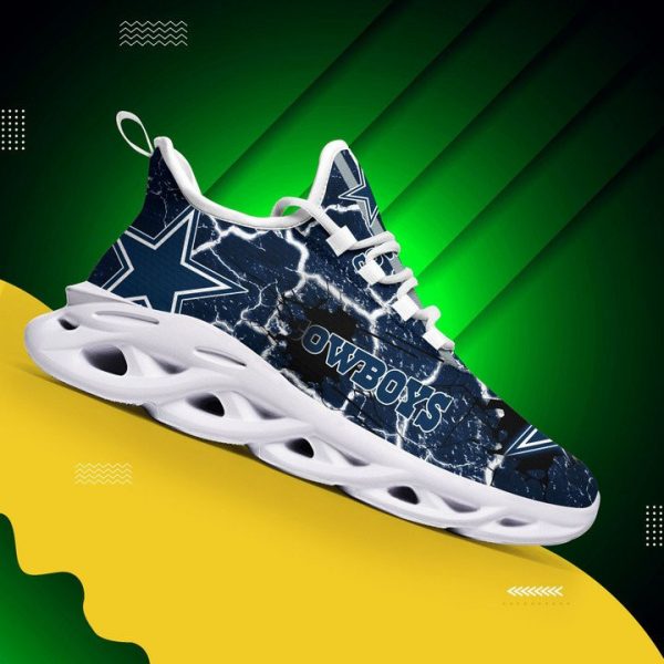 Dallas Cowboys Yezy Running Sneakers 379 - Image 5