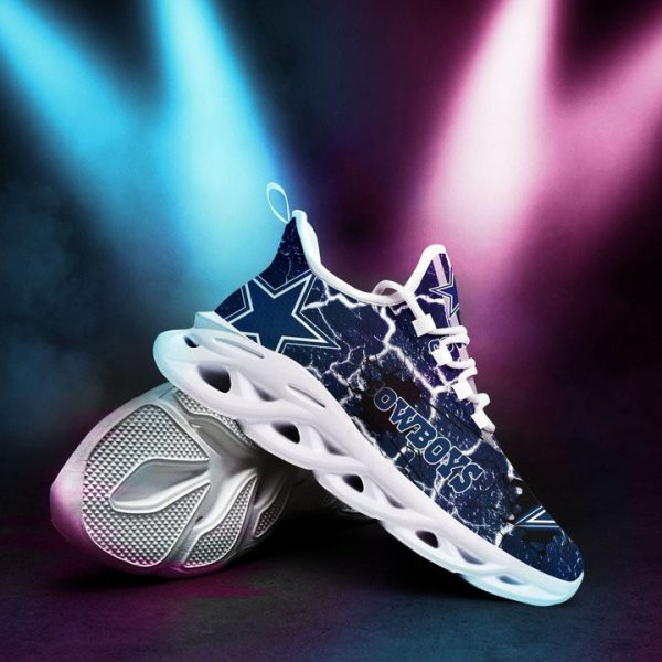 Dallas Cowboys Yezy Running Sneakers 379 - Image 3