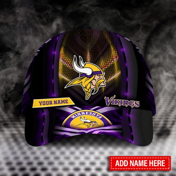 Minnesota Vikings Personalized Classic Cap BB556