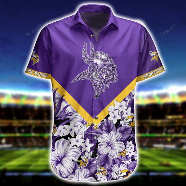 Minnesota Vikings Personalized Shirt and Shorts BG289 - Image 2