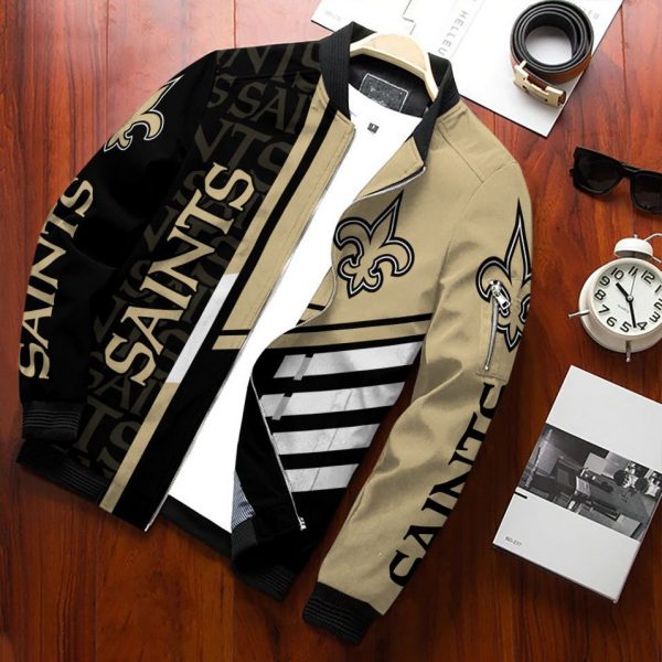 New Orleans Saints Bomber Jacket 646