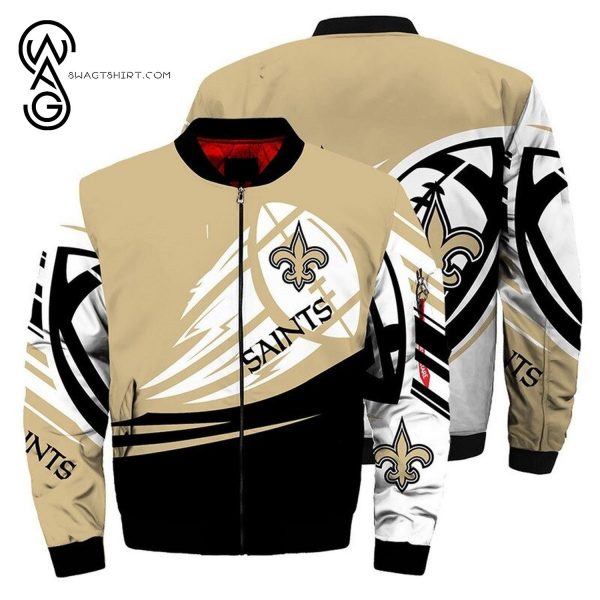 New Orleans Saints Bomber Jacket BG03