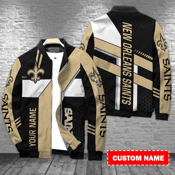 New Orleans Saints Personalized Bomber Jacket BG344