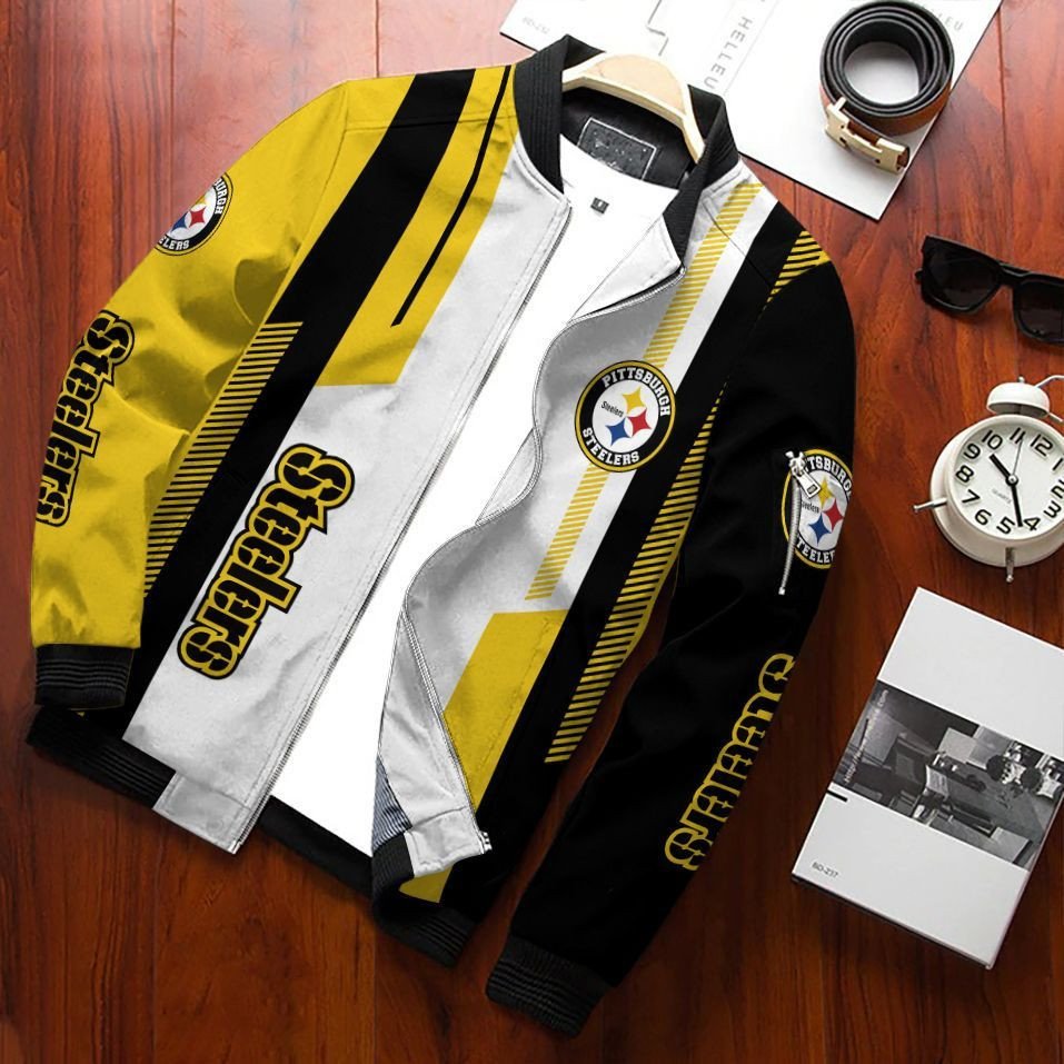 Pittsburgh Steelers Bomber Jacket 099 – Sportique-shop.com