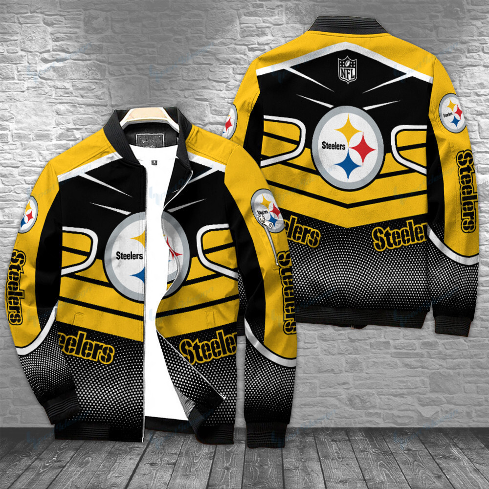 Pittsburgh Steelers Bomber Jacket BG367 – Sportique-shop.com
