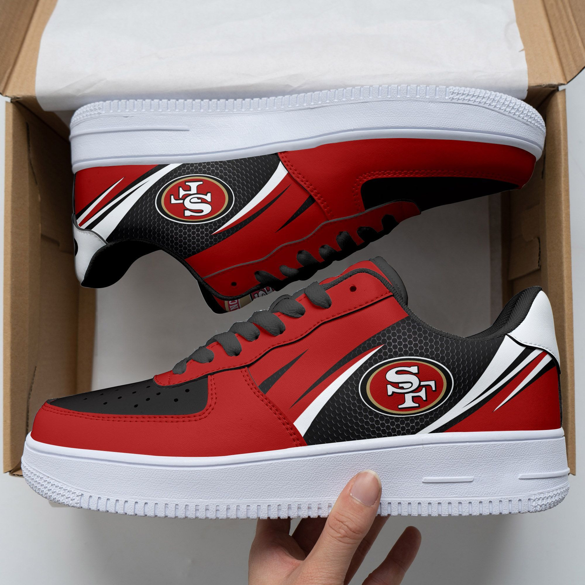 San Francisco 49ers AF1 Shoes 234 – Sportique-shop.com