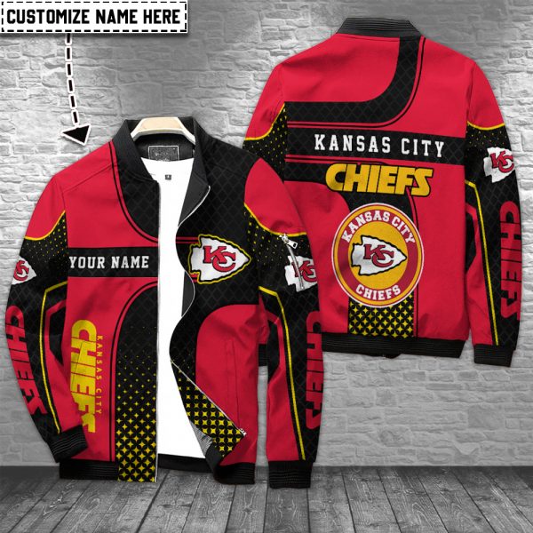 Kansas City Chiefs Personalized Bomber Jacket BG916