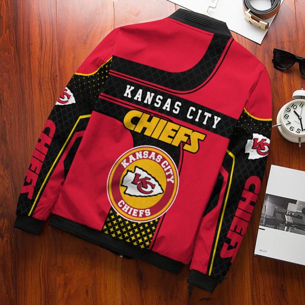 Kansas City Chiefs Personalized Bomber Jacket BG916 - Image 3