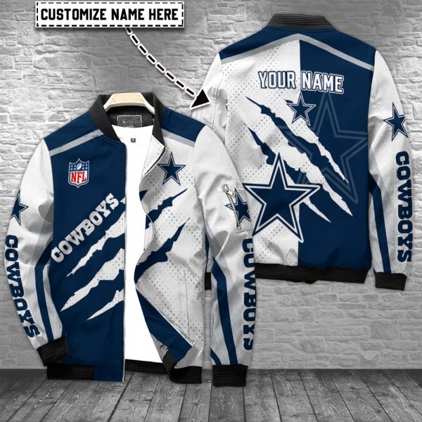 Dallas Cowboys Personalized Bomber Jacket BGBBJ952