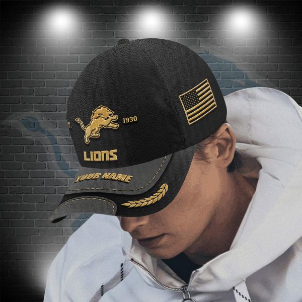 Detroit Lions Personalized Classic Cap AZCCAP127 - Image 4