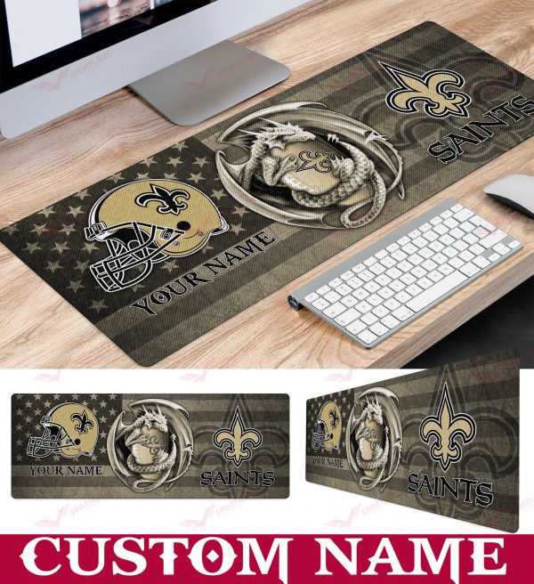 New Orleans Saints 3D Limited Edition Mouse Pad AZMPAD023 - Image 3