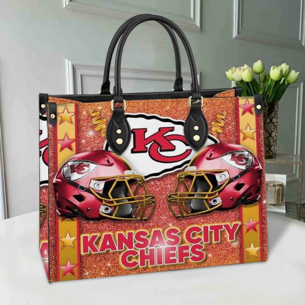 Kansas City Chiefs Leather Hand Bag BB227 - Image 2