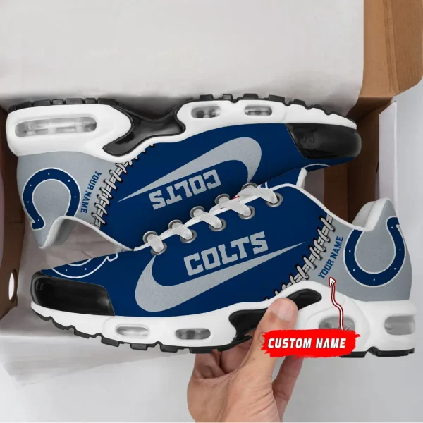 SPTBGTN481-Indianapolis Colts Personalized Plus T-N Youth Sneakers