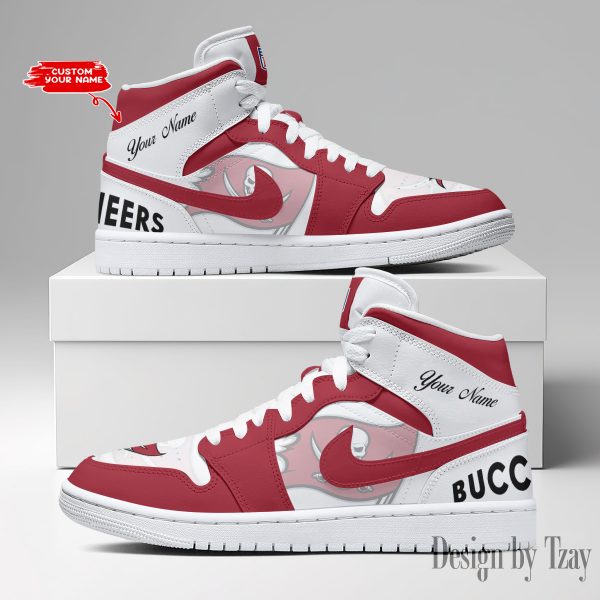 SPTBGAJ1S062-Tampa Bay Buccaneers NFL Air Jordan 1 Sneakers DV19 - Image 4