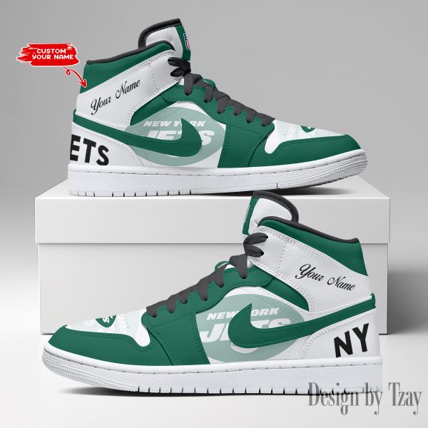 SPTBGAJ1S057-New York Jets NFL Air Jordan 1 Sneakers DV19 - Image 3