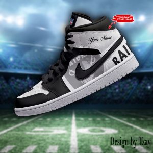 SPTBGAJ1S049-Las Vegas Raiders NFL Air Jordan 1 Sneakers DV19