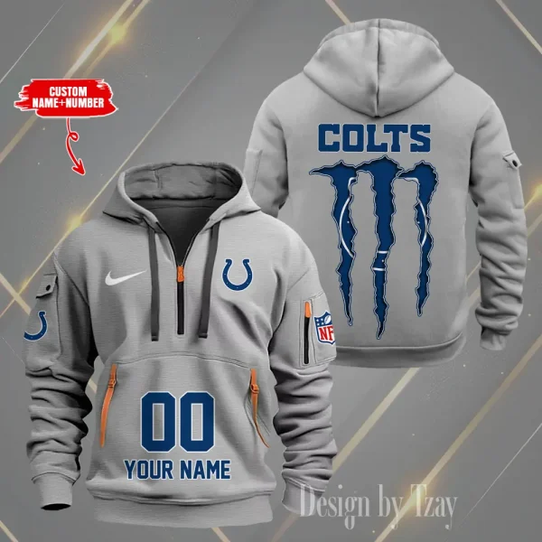 Indianapolis Colts Heavy Hoodies AZHEAVYHD274 - Image 2