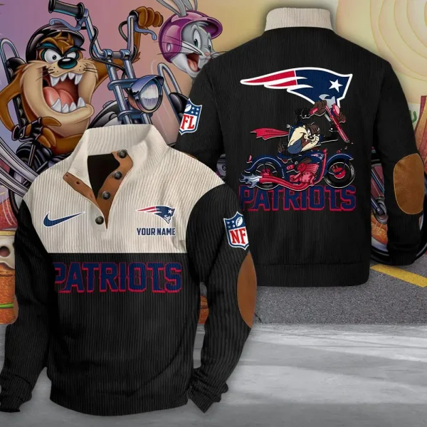 New England Patriots NNSH0472 Sports Sweatshirt Hoodies