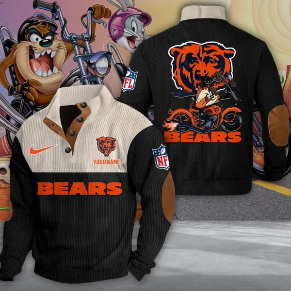 Chicago Bears NNSH0456 Sports Sweatshirt Hoodies