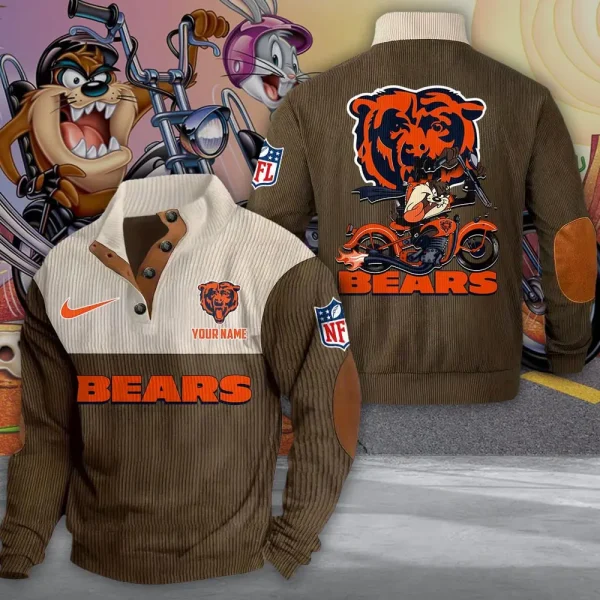 Chicago Bears NNSH0456 Sports Sweatshirt Hoodies - Image 2