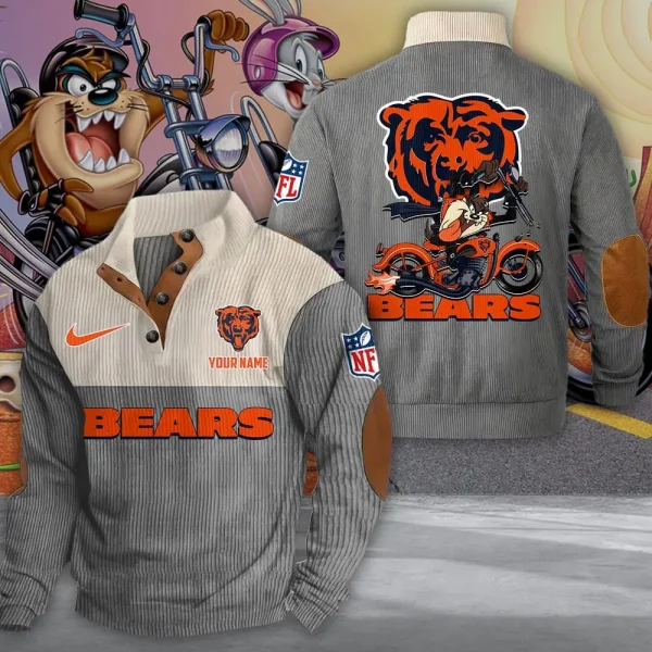 Chicago Bears NNSH0456 Sports Sweatshirt Hoodies - Image 5