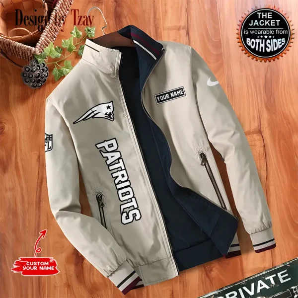 New England Patriots Double-side Bomber Jacket SPTDSJ086 - Image 2