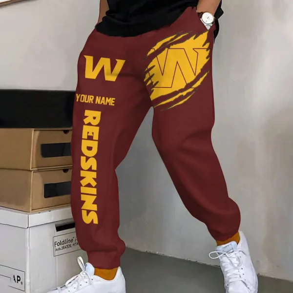 Washington Commanders Pocket Custom Long Sweatpants Jogger BGJGPSP115