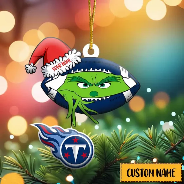 Tennessee Titans Personalized Christmas Ornaments Gift For Fans