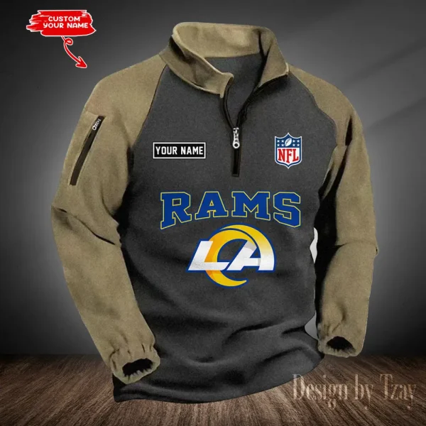 Los Angeles Rams Men's Winter Warm Fleece Sweatshirts SPTWWFS019