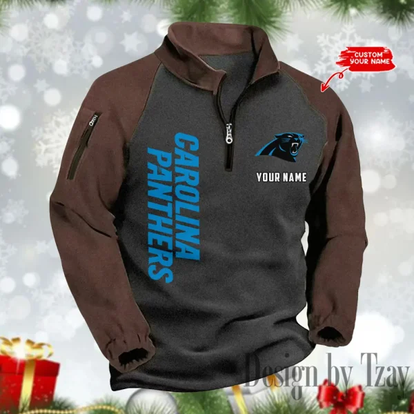 Carolina Panthers Men's Winter Warm Fleece Sweatshirts SPTWWFS037