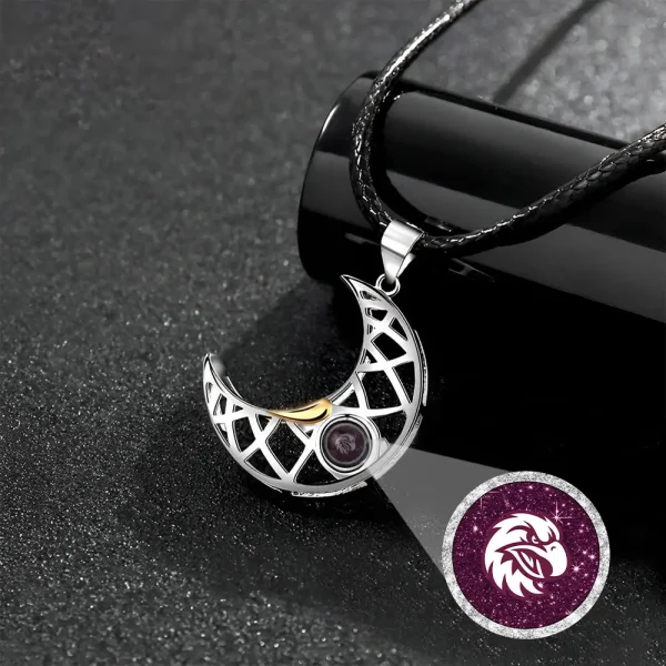 NRL New Couple Moon And Sun Projection Necklace Special Gifts For Fans - Image 4