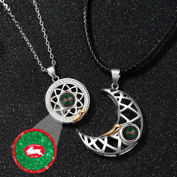 NRL New Couple Moon And Sun Projection Necklace Special Gifts For Fans - Image 3