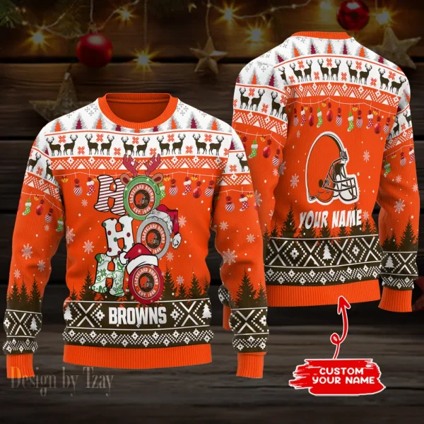 Cleveland Browns NFL Ugly Christmas Woolen Sweaters BGSWT1129