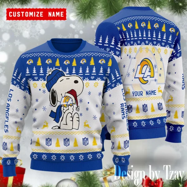 Los Angeles Rams NFL Snoopy Woolen Sweaters BGSWT1178