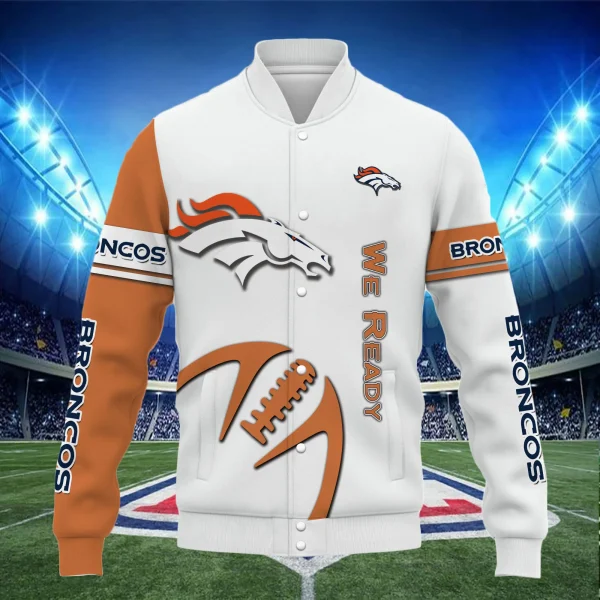 Denver Broncos Unisex Exclusive Styles Varsity Jacket SPTBBJACKET170 - Image 2