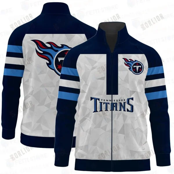 Tennessee Titans Stand-up Collar Jacket Allover Full Print SPTSCJAFP025