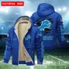 Detroit Lions Hoodies Zip Velvet Coat ANZTZH076