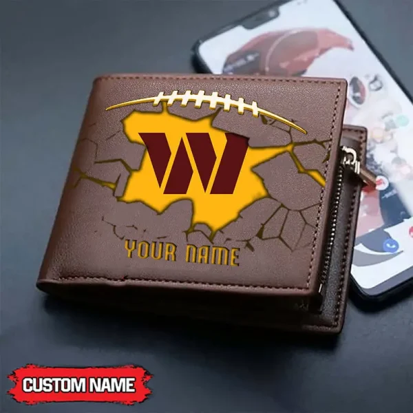 Washington Commanders NFL Print Wallet Best Gift For Fans AZMW040 - Image 2