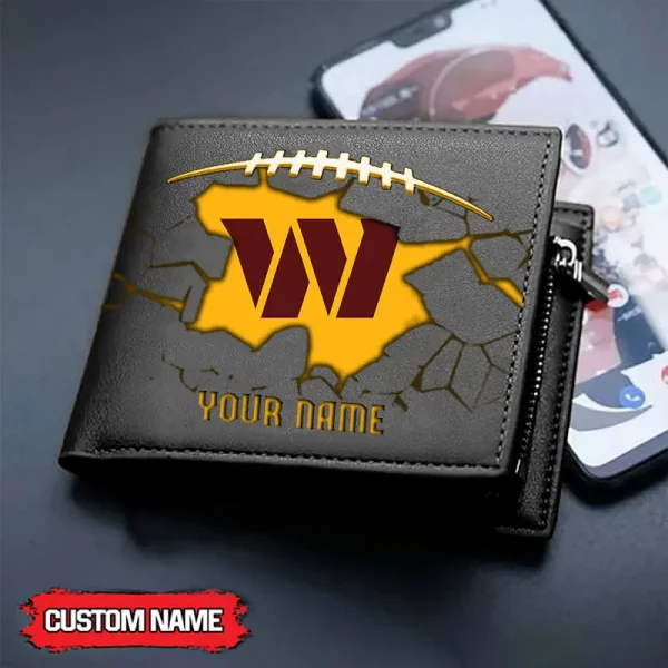 Washington Commanders NFL Print Wallet Best Gift For Fans AZMW040 - Image 3