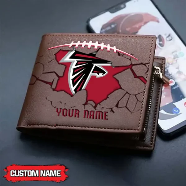 Atlanta Falcons NFL Print Wallet Best Gift For Fans AZMW047 - Image 2