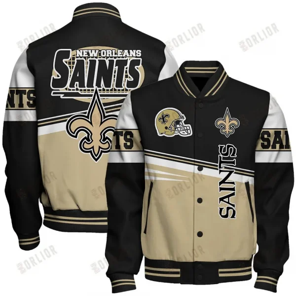 New Orleans Saints Unisex Exclusive Styles Varsity Jacket SPTBBJACKET279