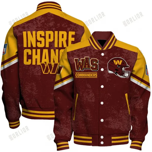 Washington Commanders Unisex Exclusive Styles Varsity Jacket SPTBBJACKET320