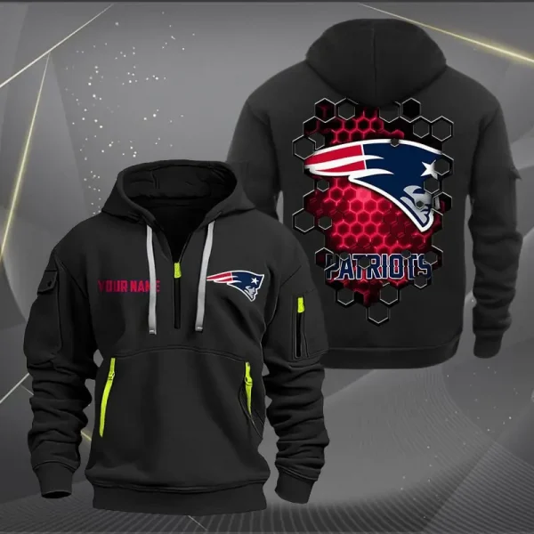 New England Patriots NNHT1513 Zip Hoodie Multicolor